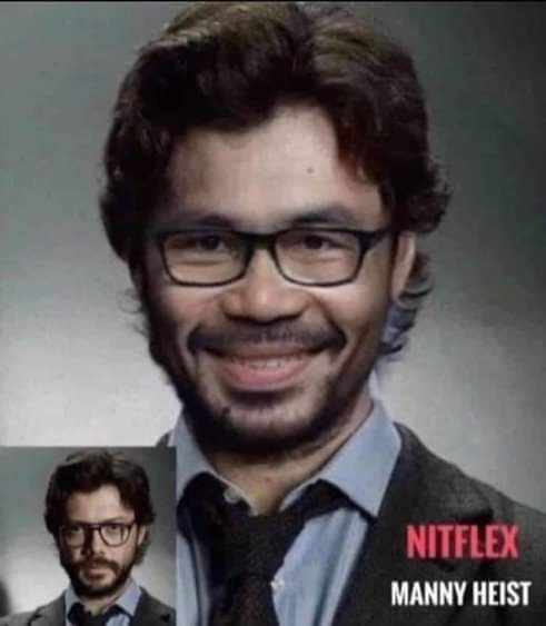 iamethylboobs's tweet photo. Manny Heist on Nitflex! 😂 https://t.co/Ef78CJgkaP