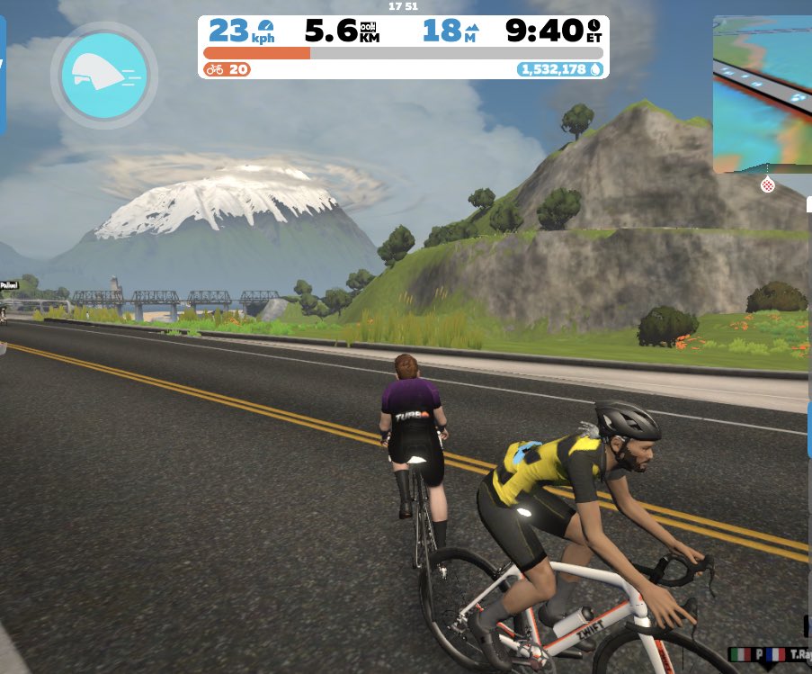 Amazed that there has not been articles and great extensive forums on BikeHub about people not wearing helmets on Zwift...