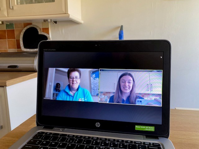 ProfMoiraL's tweet photo. Great to chat with Eilidh @ScotStuSport and do a short Q & A video about the CHANGES intervention for their website. Lots of new ideas for future partnership work @uochester @UoCPsych @DrCJWakefield #sportforall #safeandinclusive https://t.co/ksTFrOUHhR