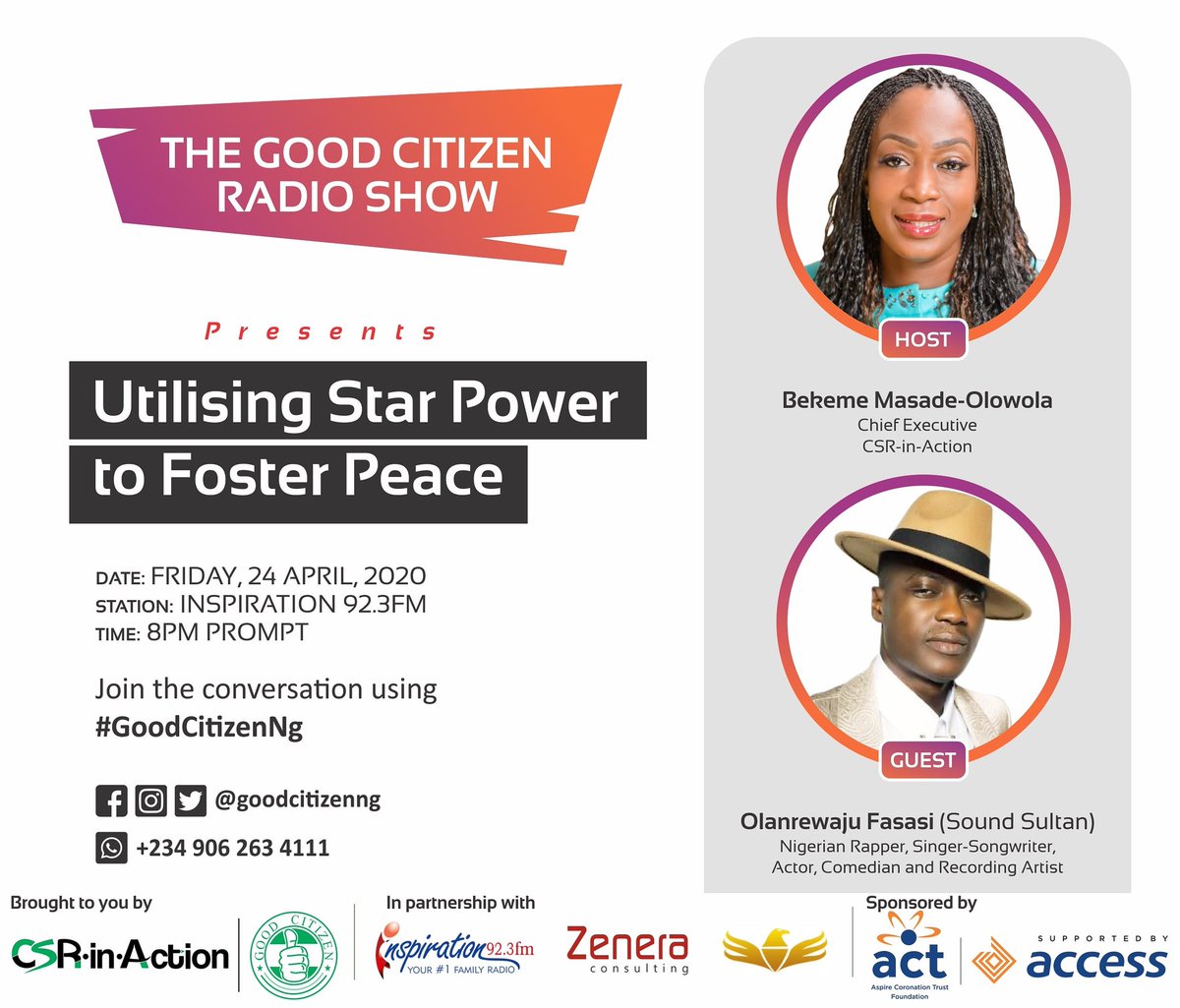 Broncocutie799's tweet photo. Are the law enforcement officers doing enough?

Today in line with the International Day of Multilateralism and Diplomacy for peace, we have a UN Ambassador for Peace, @Soundsultan, join us tonight to answer these questions on the topic "Utilizing Star Power to Foster Peace” https://t.co/DNs62fhNMi