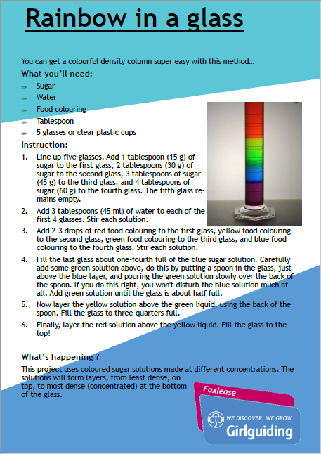 FoxleaseTAC's tweet image. #TwistedTech
Create a Rainbow in a glass to celebrate the incredible work the #NHSThankYou are doing and learn a little science along the way...