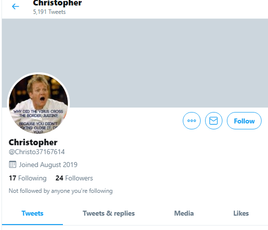 calmecam's tweet photo. @Christo37167614 @SeanSilcoff @MariekeWalsh #COVIDIOTS with no name, no face, LOTS of numbers in their @ and only 24 followers (aka โฌ๏ธ) call it: "Liberals buying votes".
Everyone else (the rational, thinking people) call it: "putting health before wealth".
Beware the #MoneyWorshippers and #Trolls.
#YawnClickGoodbye https://t.co/7RcwXT00ZB