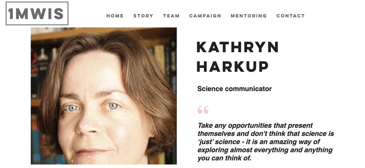 THREAD 49/51 Meet Kathryn Harkup - a science communicator - who talks & writes about science. She's written about the poisons in Agatha Christie books, the science of Frankenstein & all the ways to die in Shakespeare! Ft & thx  @RotwangsRobot  http://www.1mwis.com/profiles/kathryn-harkup