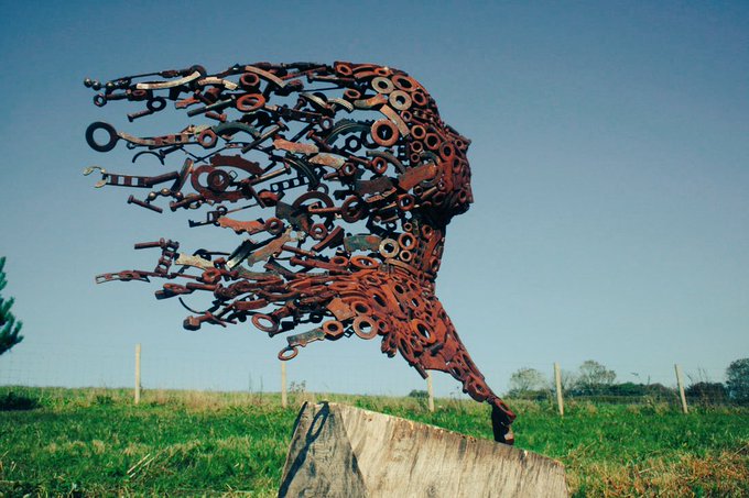 'Whispers through my soul' by sculptor Penny Hardy,  #womensart