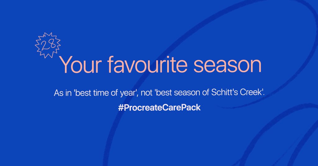 Procreate's tweet image. Have you got a preference? #procreate #procreatecarepack