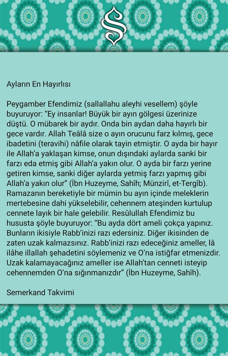 Ayların En Hayırlısı