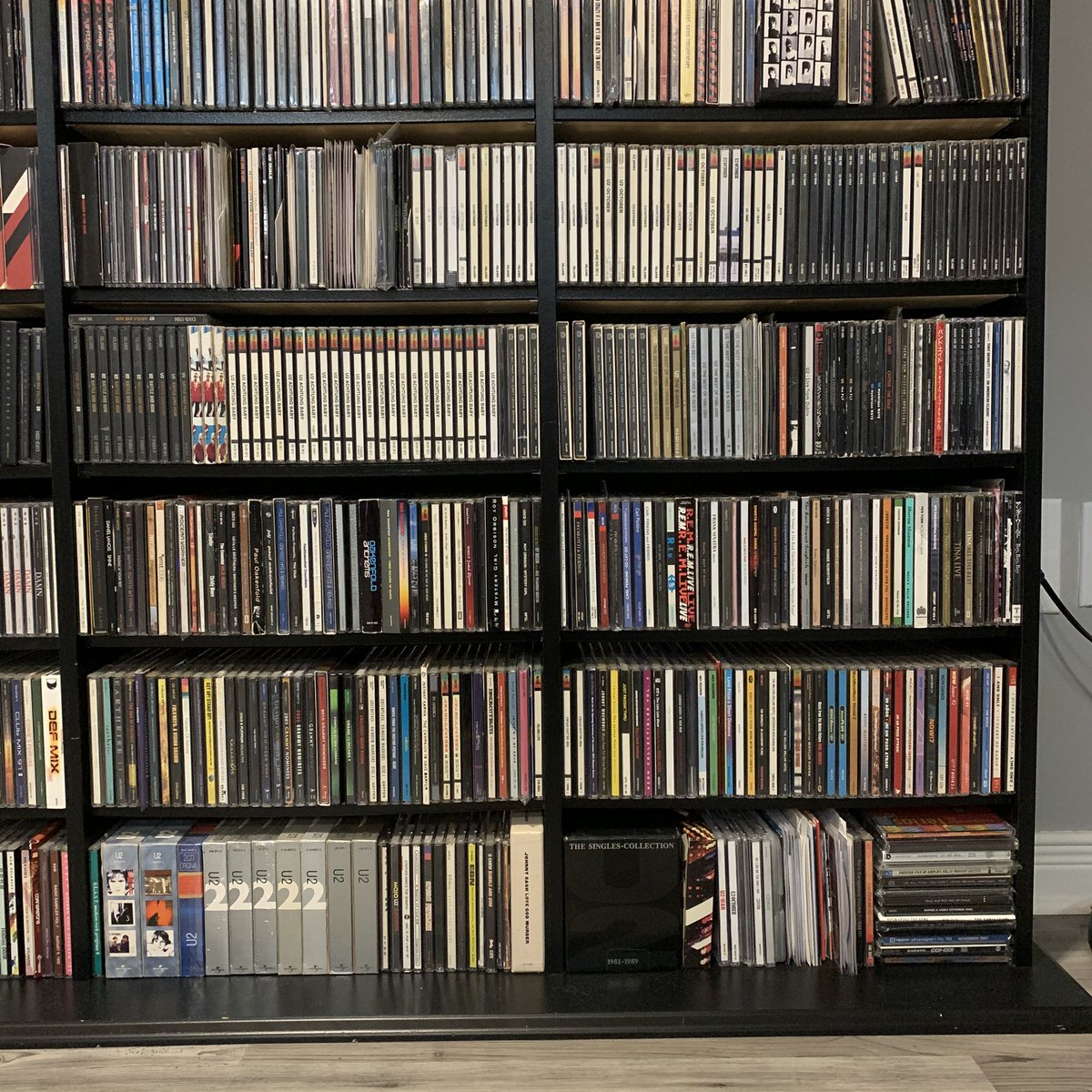 Photo 10: CDs. More collabs and mixed CDs containing U2 as well as some bootlegs and a few things left to sort. Includes a few multipacks and box sets.