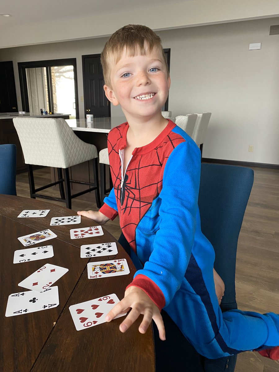 PreKCubs's tweet photo. Preschool feelings- SAD😥 they can’t go to school right now and HAPPY😃to play games with their family.  Exploring and reading to siblings are fun ways for preschool students to spend time with their families! #usd379 #bettertogether https://t.co/VQcW6n7KMB