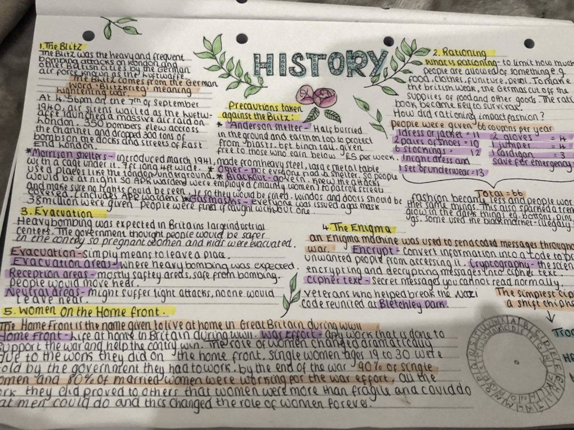 CrawshawHistory's tweet photo. We are the proudest teachers with all the fabulous work we’ve been sent this week! This is just one example of the brilliant work we’ve been sent, from a piece of project work on the Home Front in WW2. https://t.co/xRfQJyWgFD