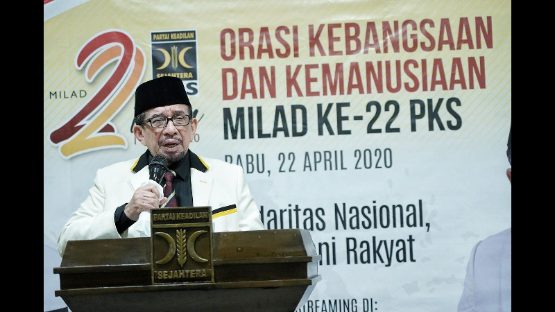 PKSejahtera's tweet photo. Arahan Pimpinan Ketua Majelis Syura Partai Keadilan Sejahtera, Habib Salim Segaf Al-Jufri https://t.co/oh68Rb6qJH https://t.co/LYGuAaurlx
