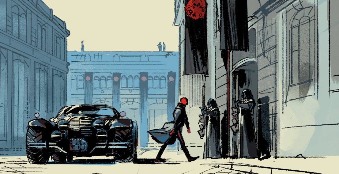OttoSchmidt72's tweet photo. 'Skull is coming'. An one of from layout for the short story "The Red Weekend", six years ago..💀 #redscull #hydra #marvelcomics https://t.co/WL1tJ4dmLb