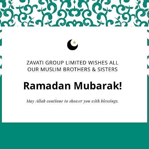 zavatigroup's tweet photo. Ramadan Kareem to all our Muslim customers.
#Zavatigroup https://t.co/Bb7czc5DPS