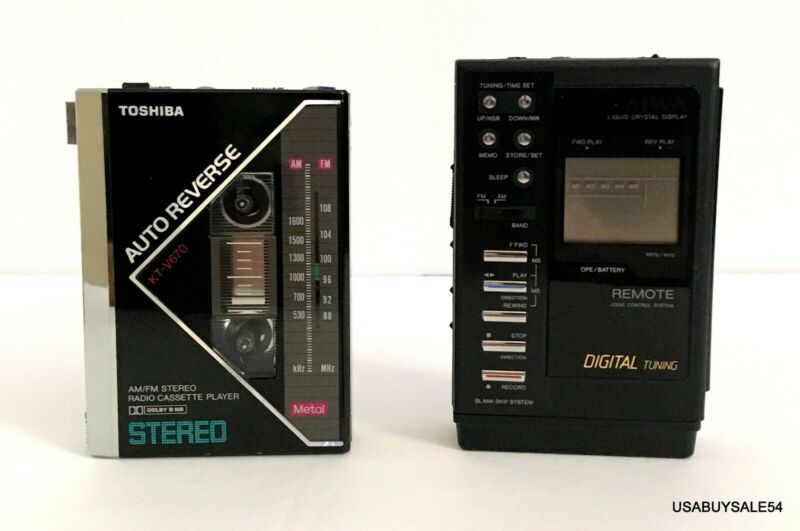 Tape Junkies on Twitter "Rare walkman aiwa hsjx101and toshiba ktv670