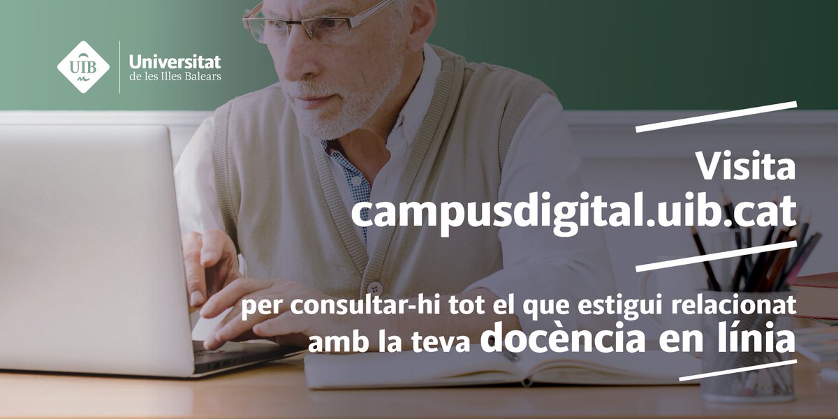 CDigitalUIB's tweet photo. 🤓Aprofites el cap de setmana per preparar la teva assignatura? Si ho necessites, pots consultar la nostra web de consells per a la docència i l'avaluació no presencial: ➡https://t.co/rH95VcvowI.
#UIBtransmèdia @UIBuniversitat https://t.co/j9HaWNuERM
