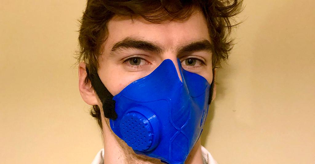 Cisco's tweet image. To help protect front-line health workers, our 2017 #GlobalProblemSolver Challenge finalist, @OmniVisTech, is using their expertise in diagnostics to design 3D-printed facemasks. cs.co/60141N41I #PPE