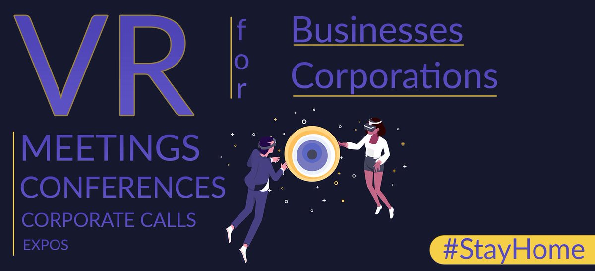 ARVRtech's tweet photo. How #Businesses use #VR for holding #virtual #meetings during the #coronavirus #pandemic?
π₯½π©βπ«π¨βπΌπ§βπ«π©βπΌπ₯½
https://t.co/w6ZIUPe2zj
#corporate #business #VirtualReality #AR #ARVRtech #techblog #HTCVive #OculusRift #OculusQuest https://t.co/uMTpAOZGpv