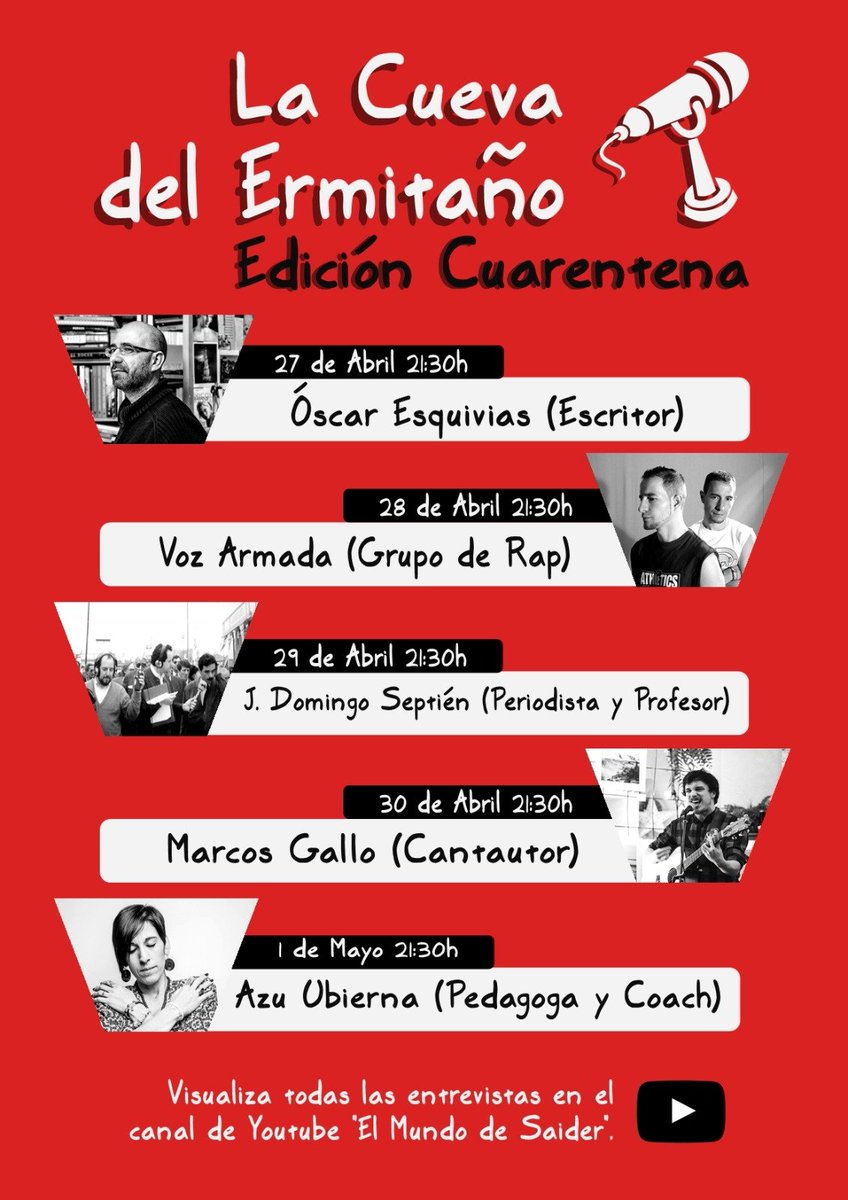 diego_g_writer's tweet photo. La semana que viene, en @ElMundoDeSaider, comienzo una ronda de entrevistas con algunas personalidades burgalesas.

Os invito a echarles un vistazo todos los días a partir de las 21:30h. https://t.co/GOy2ClYzHv