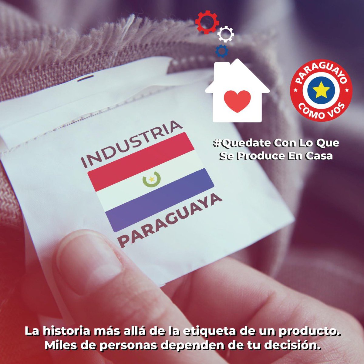Hoy más que nunca elijamos a la Industria Paraguaya para mantener el empleo desde el agricultor en el campo hasta las fábricas y distribuidoras! 
#QuedateConLoQueSeProduceEnCasa
#ParaguayoComoVos