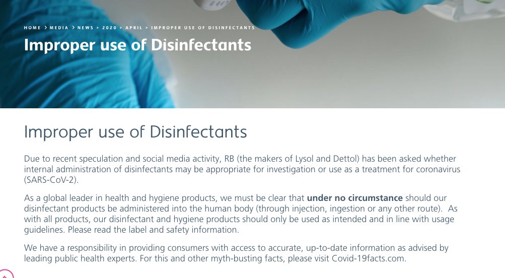 mimsPR's tweet image. It should be shocking that POTUS suggested ingesting disinfectants. Sadly, it's just more of the same. #ThinkLikeShare
rb.com/media/news/202…