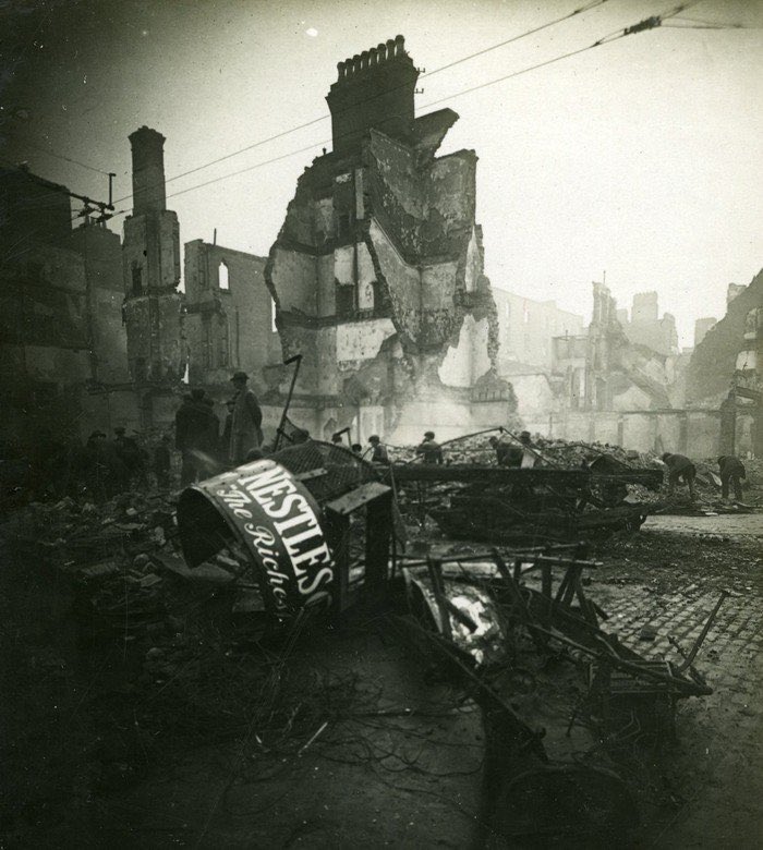 Photographs of the Rising’s aftermath which form part of the Desmond FitzGerald photographs online  @UCDDigital  http://digital.ucd.ie/view/ucdlib:30685