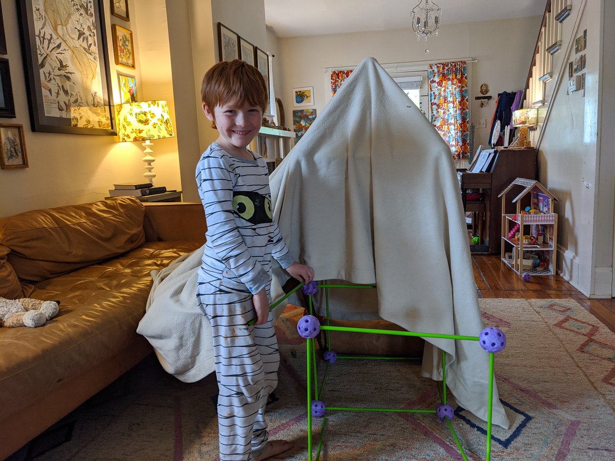mrpiercEy's tweet image. one of my son&apos;s assignments today is to build a fort and read a book in it. he&apos;s waited his whole life for this moment.