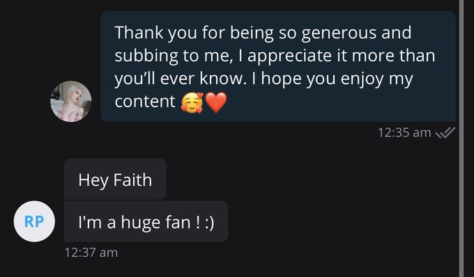 Watch Faith ☁️'s leaked NSFW photo on TwXstars