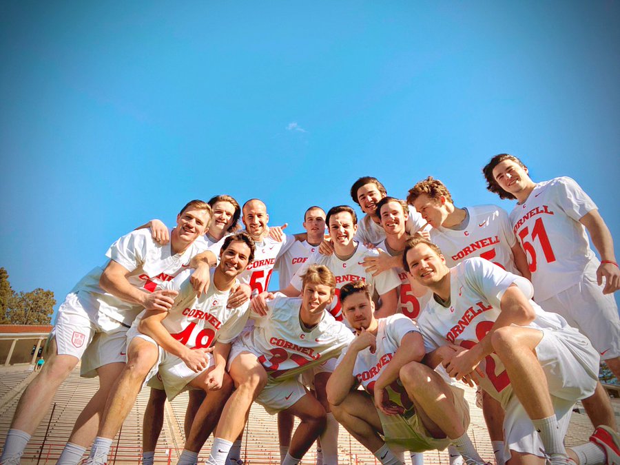 In what would have been  @CornellLacrosse's final regular season game, let's take a minute to recognize the senior class. Peter Milliman, The Richard M. Moran Head Coach of Men's Lacrosse, spoke to what made each senior special.  #YellCornell(: Mark Wittink/Cornell Athletics)