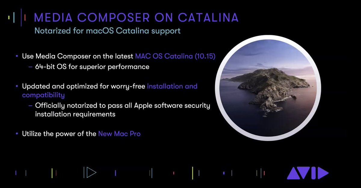 New: Media Composer 2020.4 - compatible with  #macOS  #Catalina.