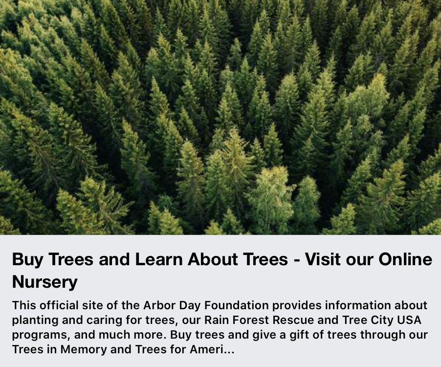 Trees make up a great part of the parks that we love and appreciate here in Northeast, Ohio. You can make a difference today by donating to The Arbor Day Foundation – buy a tree to plant yourself, or donate to have one planted for you. #arborday #BOTR
arborday.org