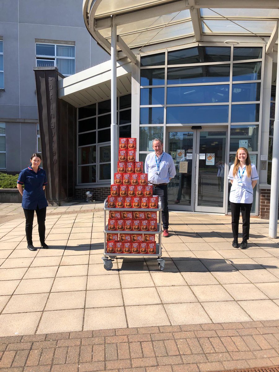 OTCWP1's tweet photo. Springview staff wish to thank our friends &amp; colleagues in A&amp;E at Arrowe Park Hospital for their extremely kind donation of chocolate Easter eggs,to our staff to show their acknowledgement for all our hard work. It was most appreciated.Thank you @cwpnhs #thanksamillion @wuthnhs https://t.co/yHj4XLbUWu