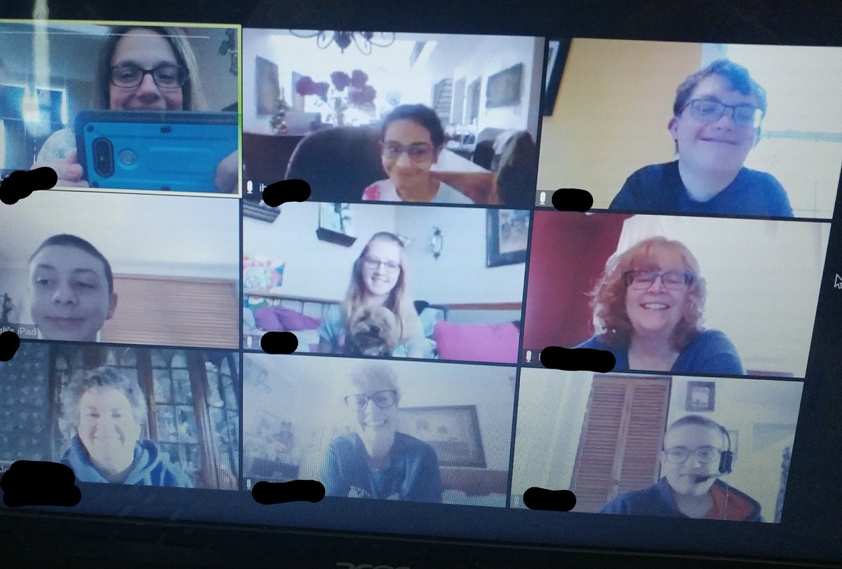 JulieLaGrange3's tweet image. Had so much fun Zoomin' with some of my favorite people today.  I miss you all and look forward to the next one.  😊💜💛  #Panthers #ToddCramer #imissyouall 💛💜😊