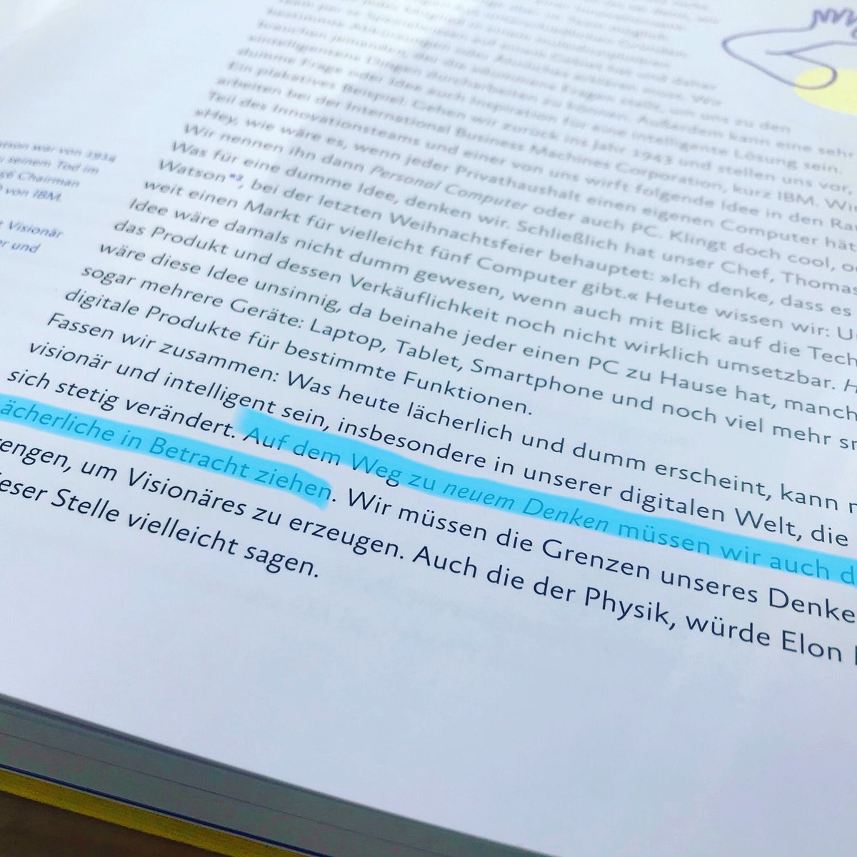 BRmmswnkl's tweet photo. „Auf dem Weg zu neuem Denken müssen wir auch das Lächerliche in Betracht ziehen.“
Aus ‚Digital Innovation Playbook’ von @darkhorseberlin
#newwork #newways #mindset #methods #haltung #ittakesvision https://t.co/4vyqHnl3mB