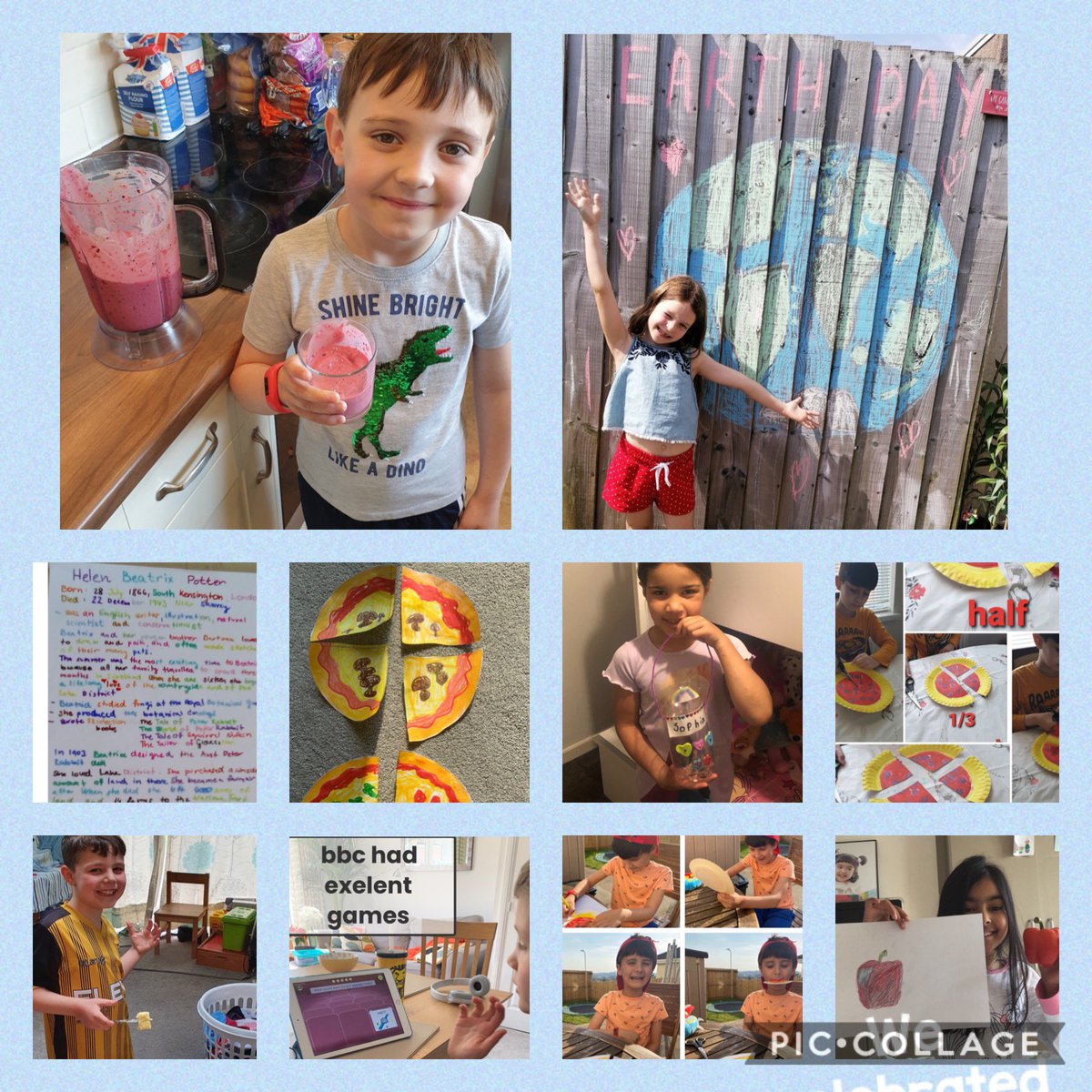 eveswellprimary's tweet photo. Edrychwch ar y gwaith yma gan flwyddyn 2! Fractions, Peter Rabbit, cooking, Earth Day and so much more! #2VB https://t.co/EOOaez18Z8