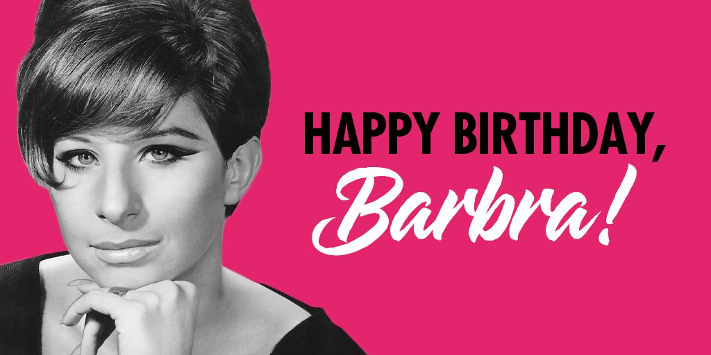 Happy birthday to the original Funny Girl, Barbra Streisand! Who can t wait for a Broadway revival of FUNNY GIRL? 