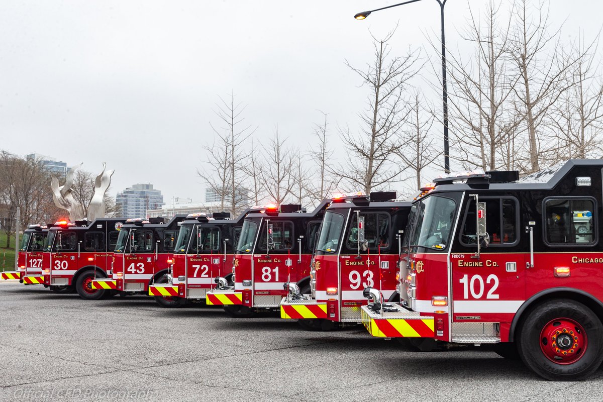 CFDMedia's tweet image. Please welcome our new CFD Engines as they prepare to go out and serve your community!