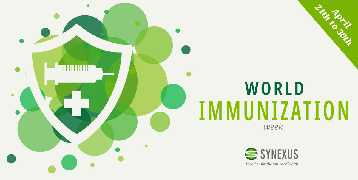 SynexusUS's tweet photo. Thanks to the dedication of those that develop, administer, and volunteer to receive vaccines and study drugs, all of whom make life-saving advances in medical research possible.  #WorldImmunizationWeek https://t.co/nnzUxcwvqO
