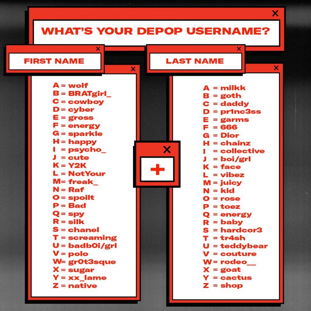 Depop on something didn't know you needed until now: username generator. What will yours be? https://t.co/pdevXpqY4r" / Twitter