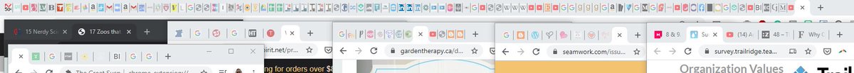 KMBodan's tweet photo. Hi, my name is Katharine, and I have a browser tab problem. https://t.co/YhntWRoxo4