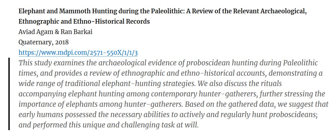 « A volonté », nous dit cette étude, au paléolithique pour le mammouth et l'éléphant, et encore récemment, avec des techniques très primitives, pour l’éléphant.