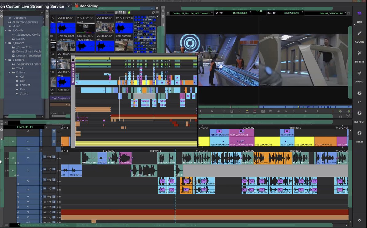 New: Media Composer 2020.4 - Sequence Mapping.Customize overlay. Make it draggable.