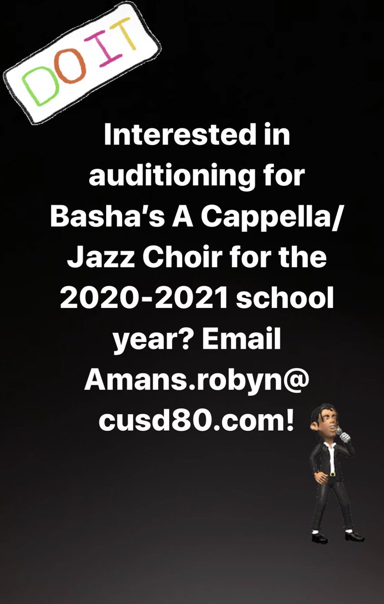 basha_choirs's tweet photo. Email for Basha High School Choir audition info- don’t miss out! Amans.robyn@cusd80.com! @bashabearnation @ChandlerUnified https://t.co/NsvduAEUhX