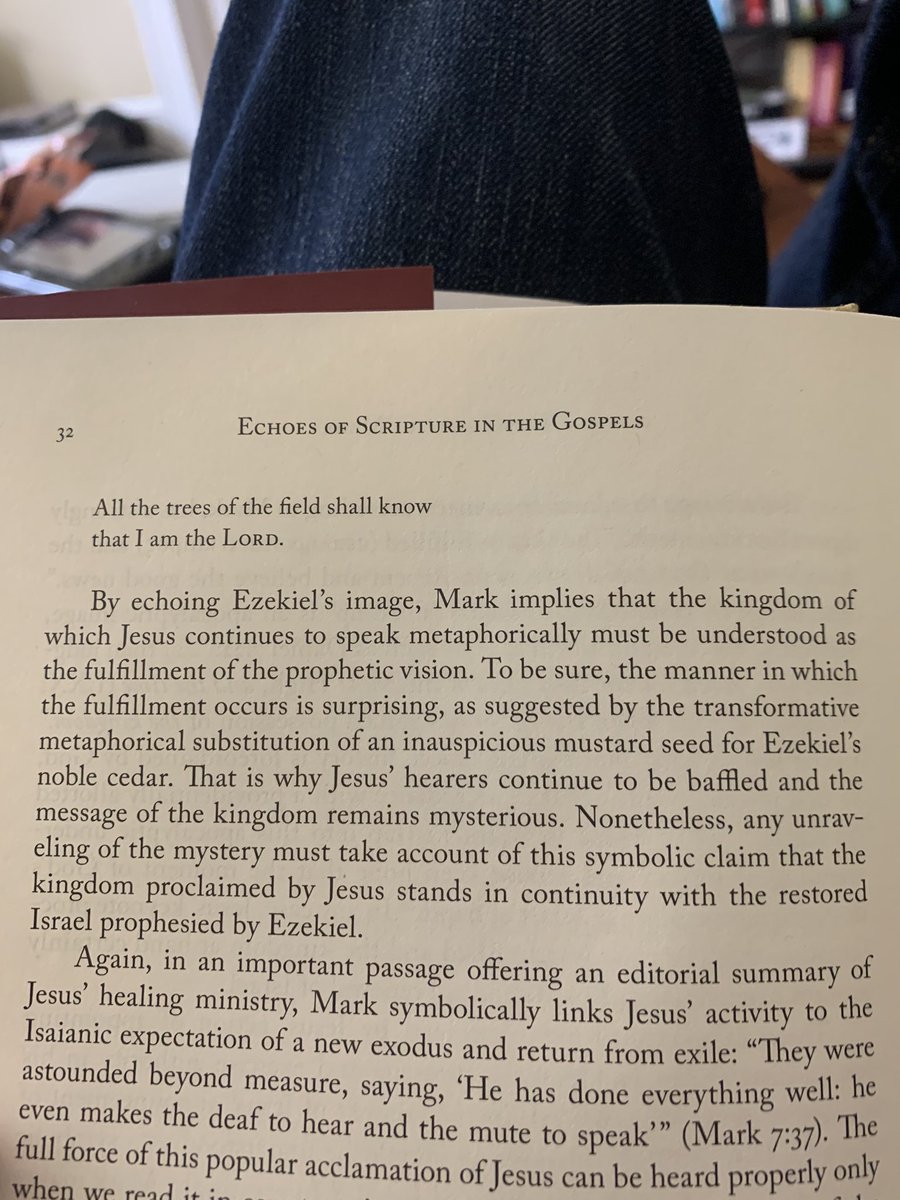 The mustard tree is a play on Ezekiels image of David’s lineThis made me realize that John the Revelator comes by his hearing/seeing thing honestly: he’s picking up on stuff already happening for smart Jewish readers in the gospels