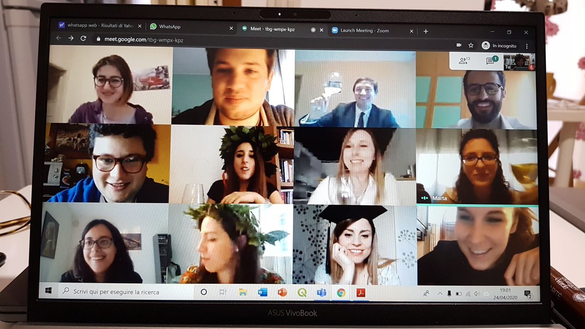 francescoseghez's tweet photo. Congratulazioni a tutti i dottorandi @adaptland @UniBergamo che hanno discusso oggi in una modalità inedita la loro tesi di dottorato. In bocca al lupo! https://t.co/ten5ci1bfh