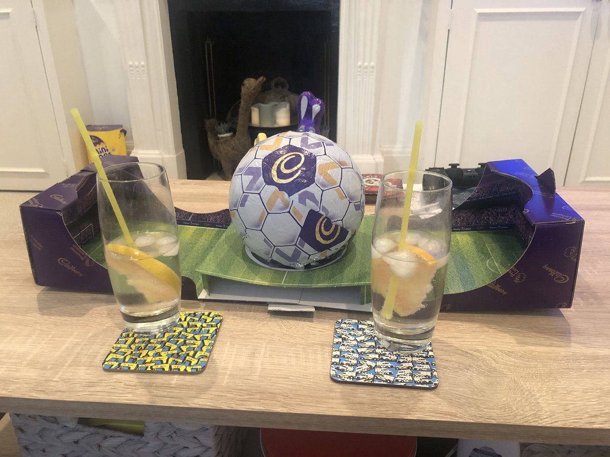 BarryWeirSky's tweet photo. #isolationFriday - an actual chocolate football!! https://t.co/BuSxbgF3el