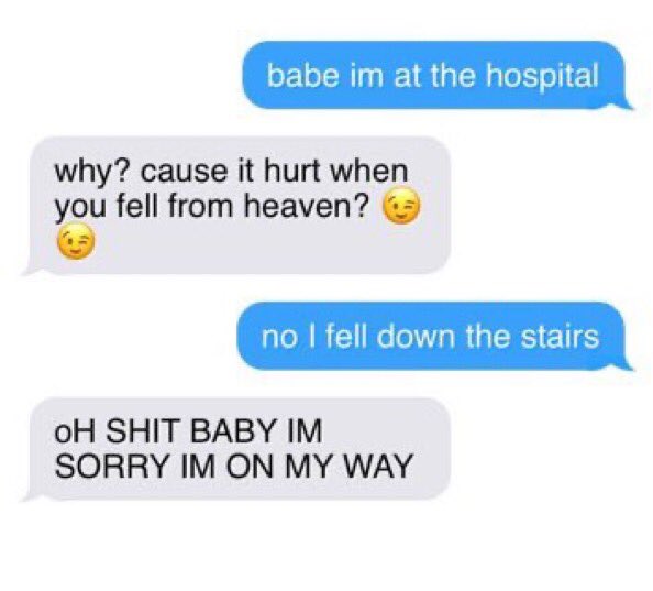 adam driver characters as “babe im at the hospital” texts