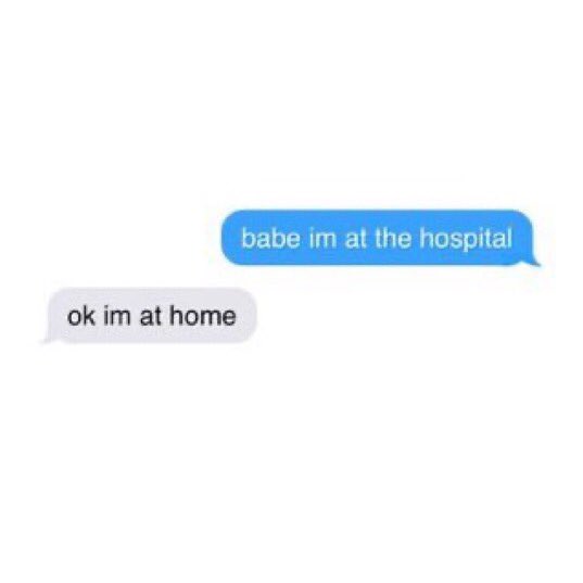 adam driver characters as “babe im at the hospital” texts
