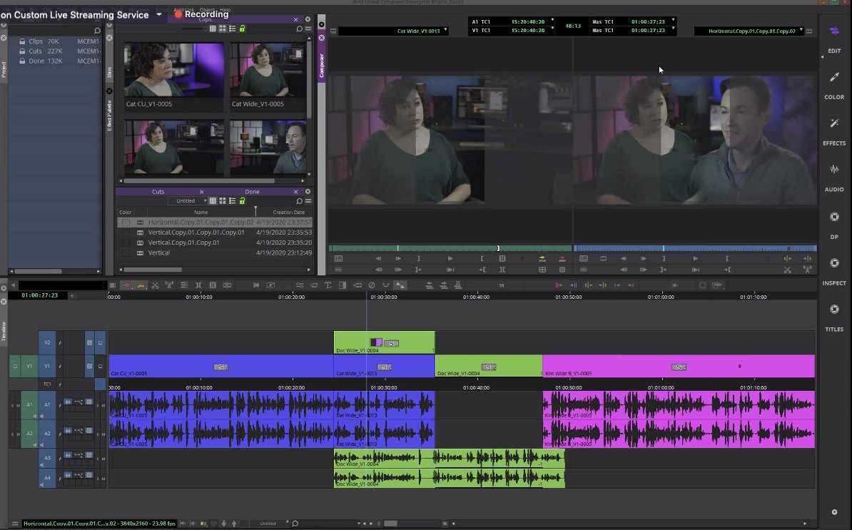 New: Media Composer 2020.4 - Support for Vertical Video Deliverables (think  @Quibi).