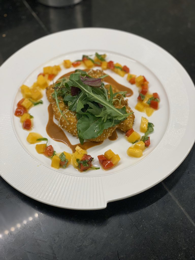 Neven Maguire on Twitter "Salad of spicy chicken with mango & red