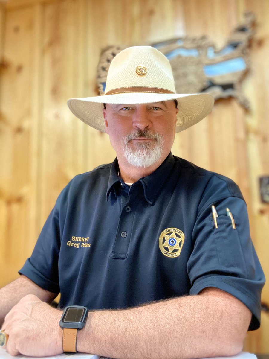 gregpollan's tweet photo. Absolutely love new #hat day!! When you are #hairimpaired or #folicallychallenged you have to wear hats. So you might as well wear cool ones!! ๐#baldisbeautiful #sheriff #CCSO #lawenforcement https://t.co/ETclS6g7RH