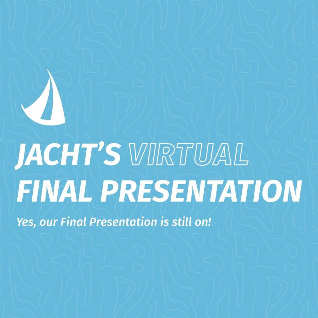 JachtAgency's tweet photo. If you thought final presentation was cancelled, think again! Jacht will be hosting a virtual presentation on Thursday, May 7th @ 6 PM. Join us to see what our crew worked on throughout the semester!! Watch on our YouTube channel at https://t.co/zPx43UATTO 

#DecadeOnDeck https://t.co/T0FH1dvofz